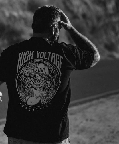 Sugar Skull Tee - High Voltage Industries