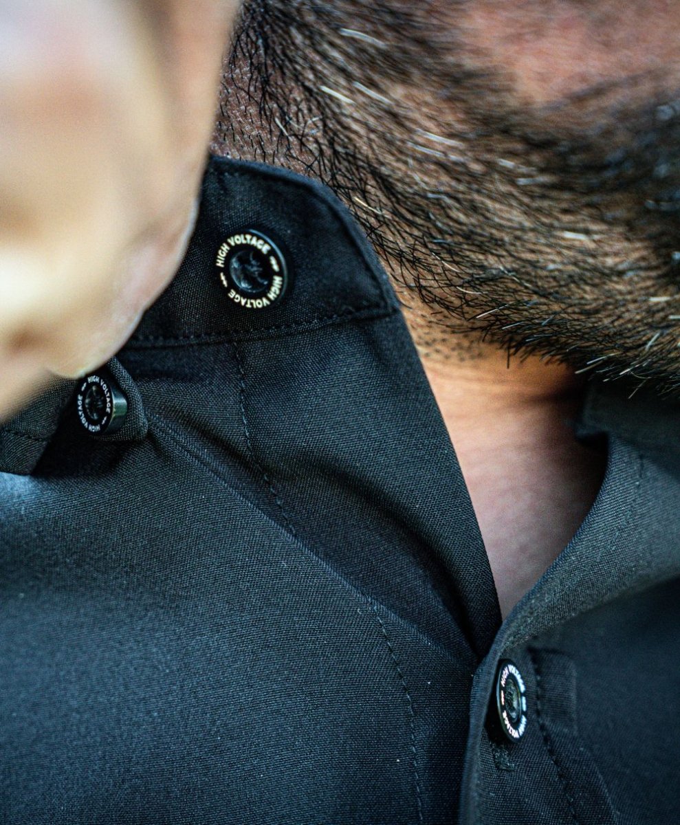 The Foreman Button Up (Black) - High Voltage Industries