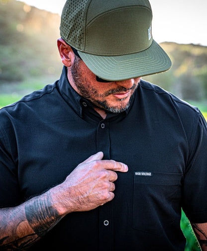 The Foreman Button Up (Black) - High Voltage Industries