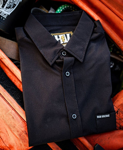 The Foreman Button Up (Black) - High Voltage Industries