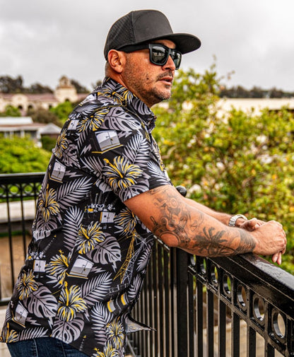 The Islander Button Up (Blackout) - High Voltage Industries