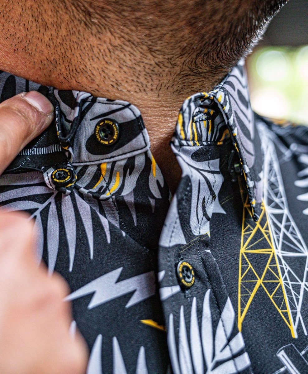 The Islander Button Up (Blackout) - High Voltage Industries