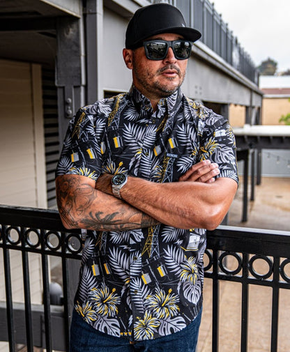 The Islander Button Up (Blackout) - High Voltage Industries