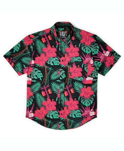 The Islander Button Up (Neon) - High Voltage Industries