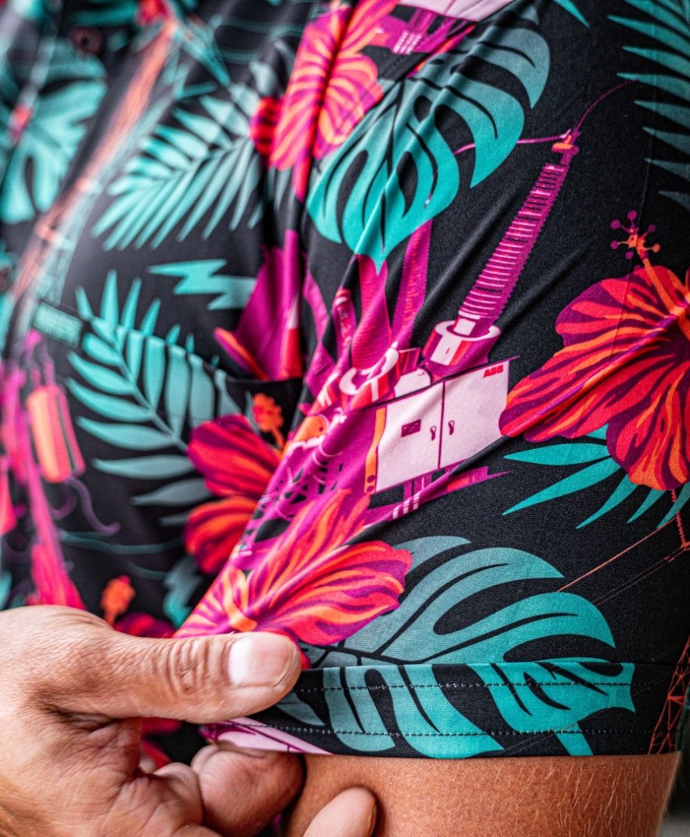The Islander Button Up (Neon) - High Voltage Industries