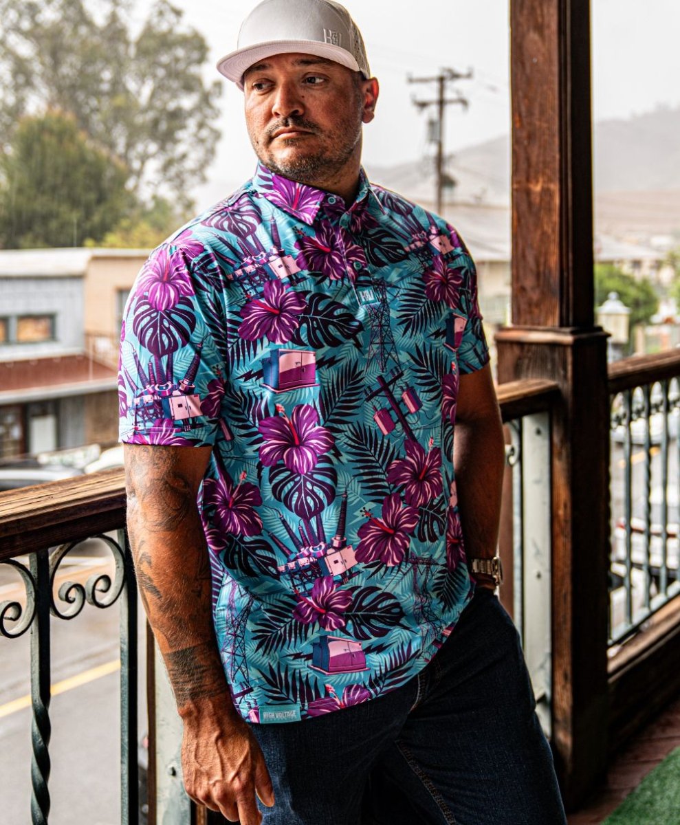 The Islander Polo (Aqua) - High Voltage Industries