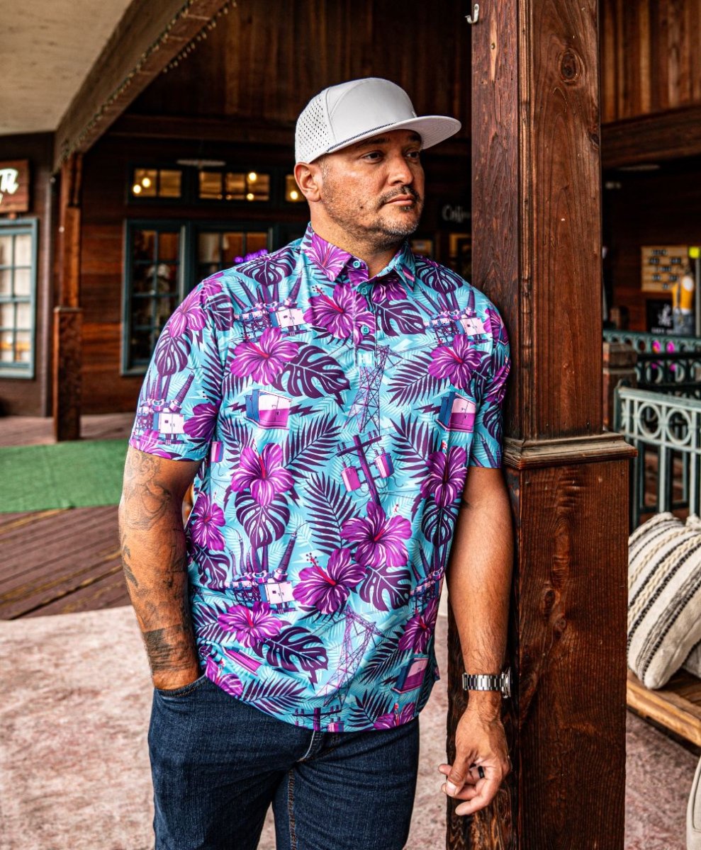 The Islander Polo (Aqua) - High Voltage Industries