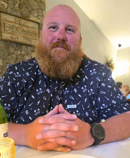 Essentials Button Up (Black)