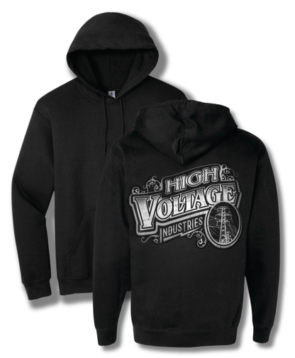 Vintage Logo Hoodie - High Voltage Industries