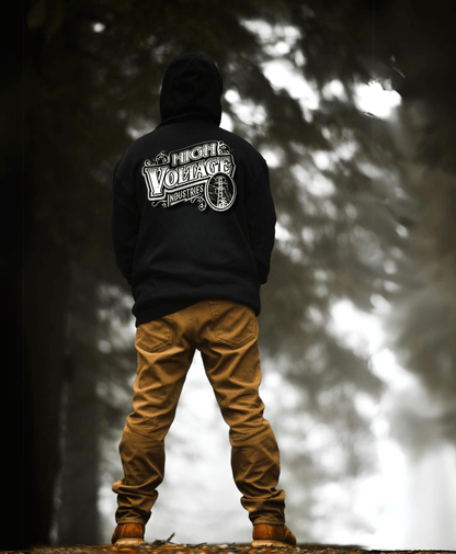 Vintage Logo Hoodie - High Voltage Industries