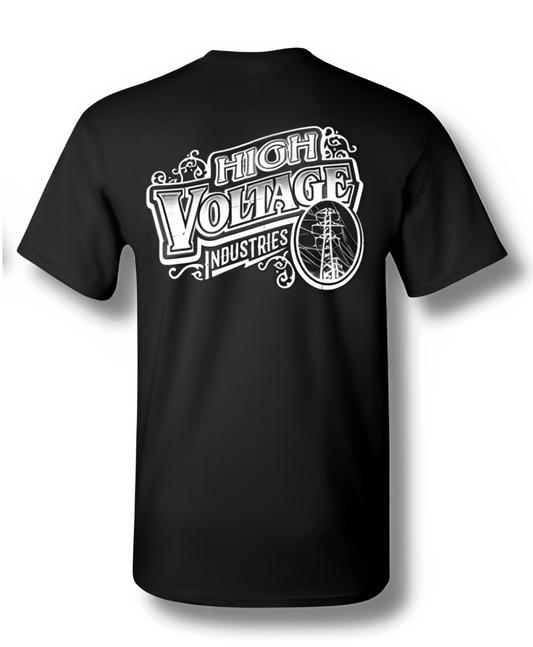 Vintage Logo Tee - High Voltage Industries