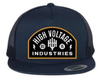 Badge Navy Trucker